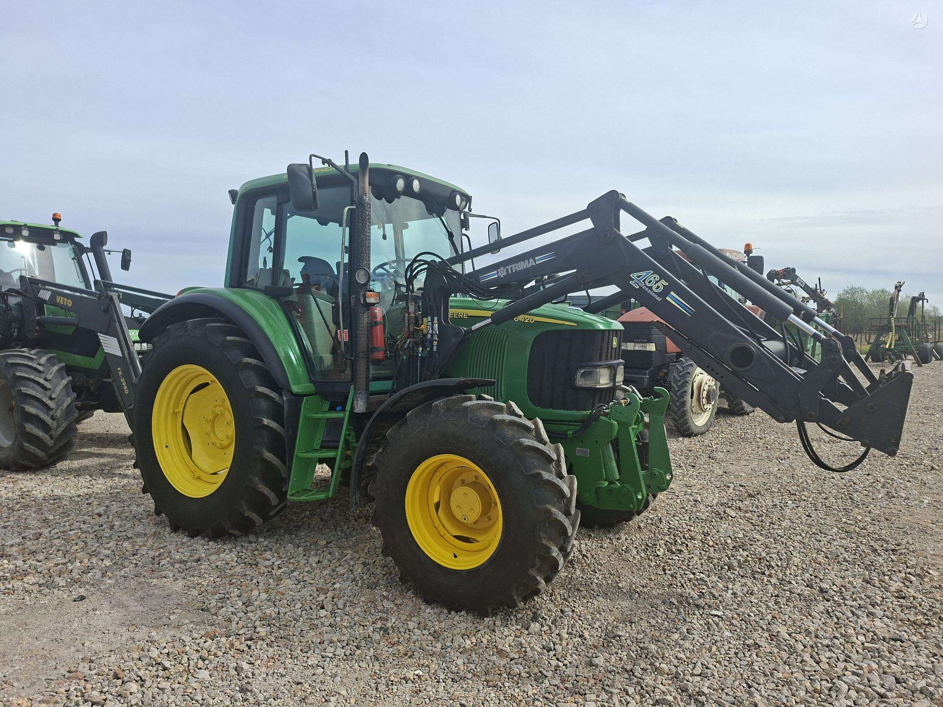 john-deere-6420-traktoriai John Deere 6420